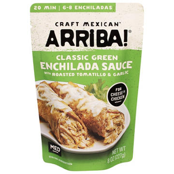 Arriba! Craft Mexican! Classic Green Enchilada Sauce