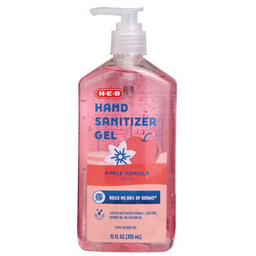 H-E-B Hand Sanitizer Gel - Apple & Vanilla