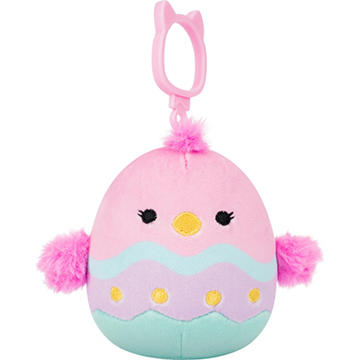 Squishmallows Chick in Egg Easter Plush Backpack Clip