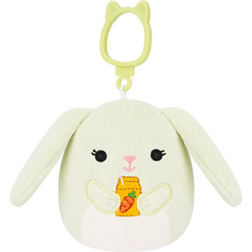 Squishmallows Bunny Easter Plush Backpack Clip