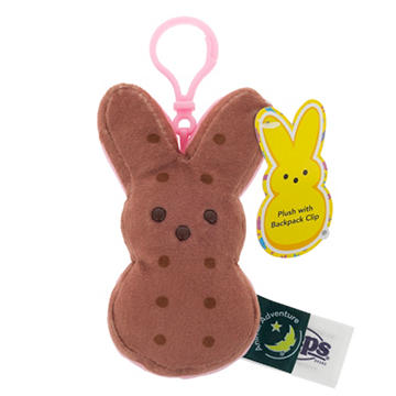 Peeps Strawberry Ice Cream Sandwich Easter Bunny Plush Clip