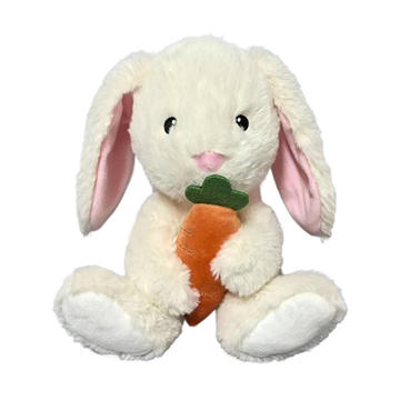 Destination Holiday Bunny with Carrot Easter Plush