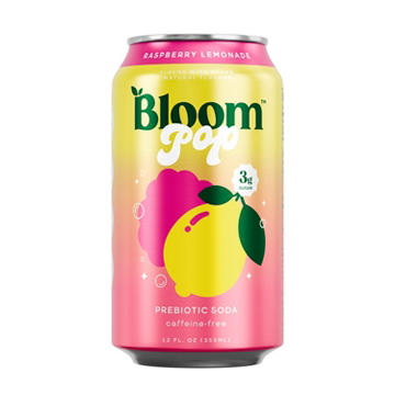 Bloom Pop Prebiotic Soda - Raspberry Lemonade