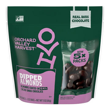 Orchard Valley Harvest Dark Chocolate-Dipped Almond Snack Packs