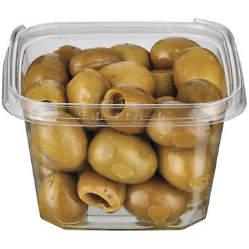 DeLallo Gigante Pitted Green Olives