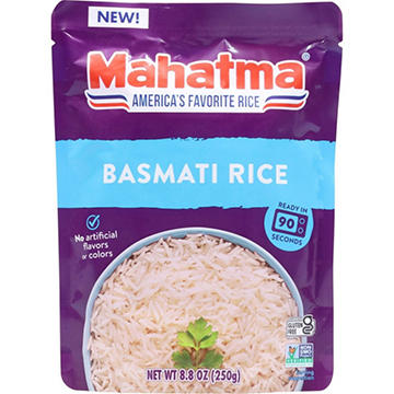 Mahatma Ready To Serve Basmati Rice Pouch 