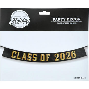 Destination Holiday Class of 2026 Graduation Banner