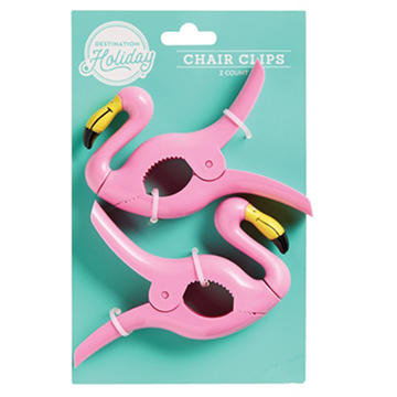 Destination Holiday Flamingo Summer Chair Clips