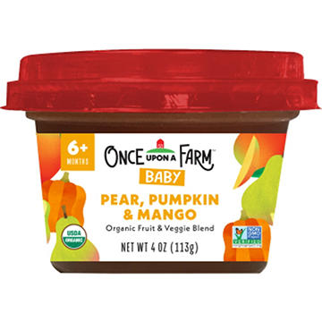 Once Upon a Farm Baby Food Bowl - Pear Pumpkin & Mango