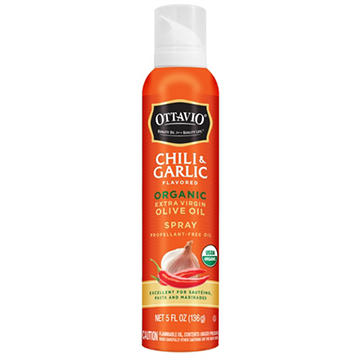 Ottavio Organic Chili & Garlic Extra Virgin Olive Oil Spray