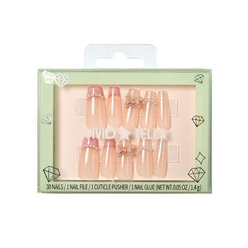 Vivid Tella Nails - Aurora Blushing Bows