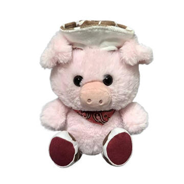 Destination Holiday Cowboy Pig Easter Plush