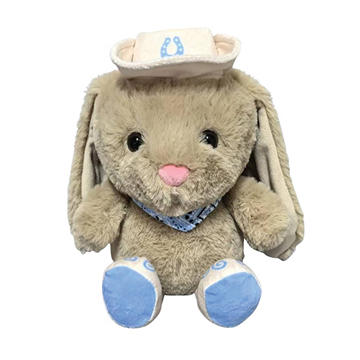 Destination Holiday Cowboy Bunny Easter Plush