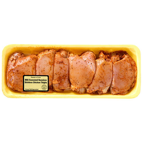 Fresh Boneless Chicken Thighs With Texas Style BBQ Seasoning