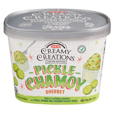 H-E-B Creamy Creations Pickle Chamoy Sherbet