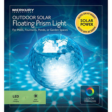 Merkury Innovations Floating Solar Prism Lights