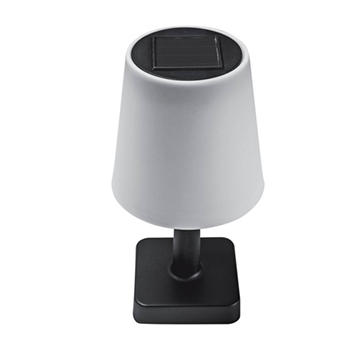 Merkury Innovations Frosted Solar Table Lamp