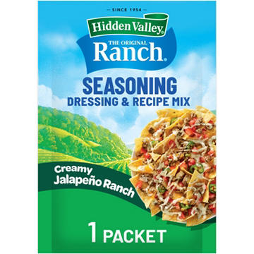 Hidden Valley Original Ranch Creamy Jalapeno Ranch Seasoning Dressing & Recipe Mix