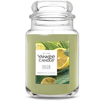 Yankee Candle Sage & Citrus Scented Jar Candle