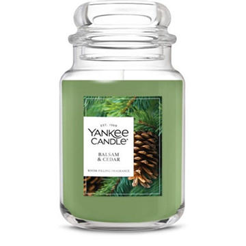 Yankee Candle Balsam & Cedar Scented Jar Candle