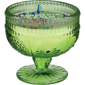 Destination Holiday Plumeria & Palm Scented Cocktail Glass Candle