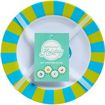 Destination Holiday Appetizer Plates - Dogs