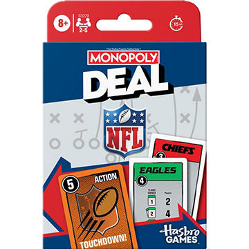 Monopoly Deal NFL Edition Card Game