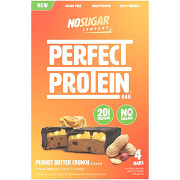 No Sugar Company Peanut Butter Crunch Perfect 20g Protein Bars