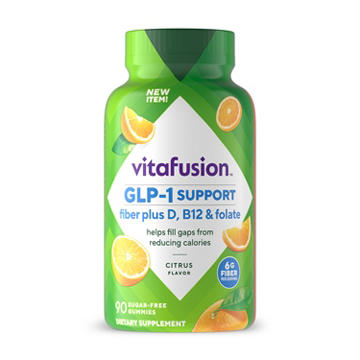 Vitafusion GLP-1 Support Fiber plus D, B12 & Folate