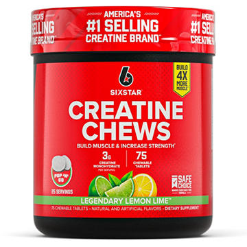 Six Star Lemon Lime Creatine Chews