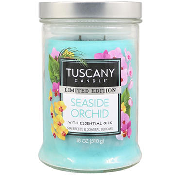 Tuscany Candle Seaside Orchid Scented Jar Candle