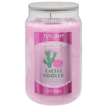Tuscany Candle Cactus Cooler Scented Sparkling Seltzer Collection Candle