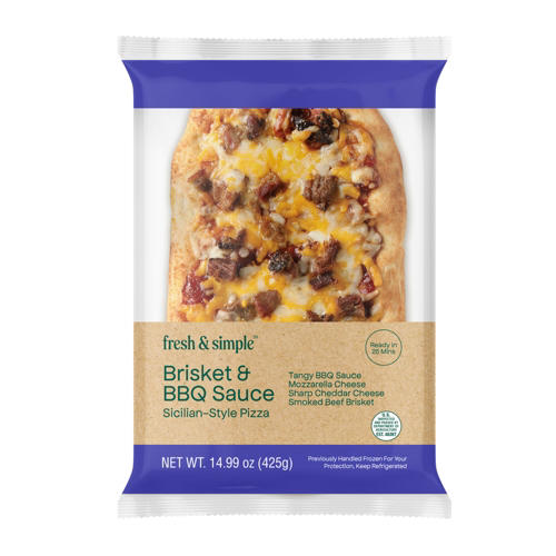 Fresh & Simple Brisket & BBQ Sauce Sicilian-Style Pizza