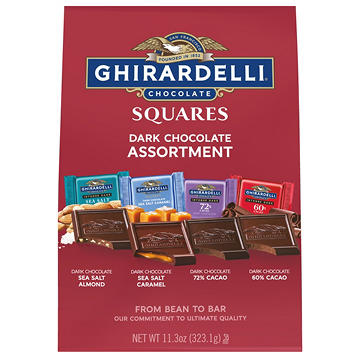 Ghirardelli Dark Chocolate Assortment Squares