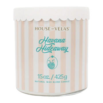 House of Velas Havana Hideaway Scented Natural Wax Blend Candle