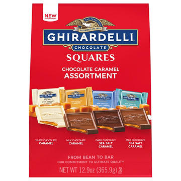 Ghirardelli Chocolate Caramel Assortment Squares
