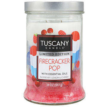 Tuscany Candle Firecracker Pop Scented Jar Candle
