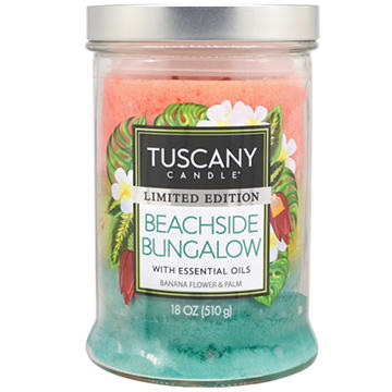 Tuscany Candle Beachside Bungalow Scented Jar Candle