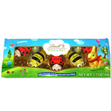 Lindt Milk Chocolate Easter Bugs & Bees, 5 pk