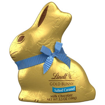 Lindt Salted Caramel Milk Chocolate Gold Easter Bunny