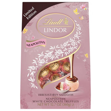 Lindt Lindor Neapolitan White Chocolate Easter Truffles