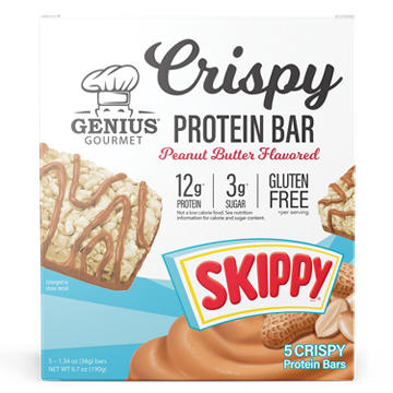 Genius Gourmet Skippy Crispy 12g Protein Bar