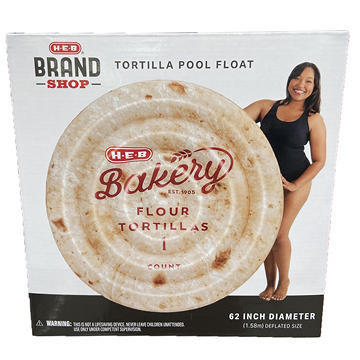 H-E-B Brand Shop Bakery Tortilla Pool Float