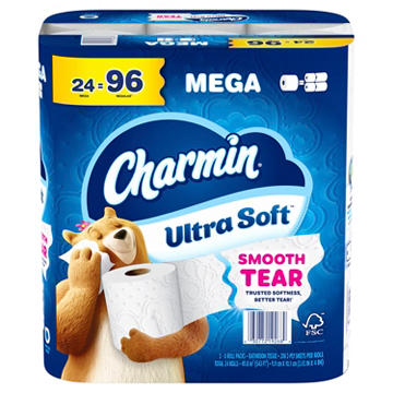 Charmin Ultra Soft Smooth Tear Toilet Paper