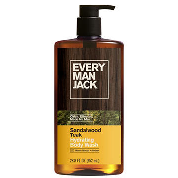 Every Man Jack Men's Hydrating Body Wash - Sandalwood