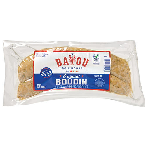 Bayou Boil House by H-E-B Original Boudin, 12 oz