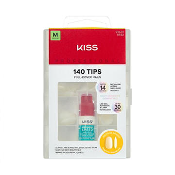 KISS Professional Full-Cover Nail Kit - Medium Round