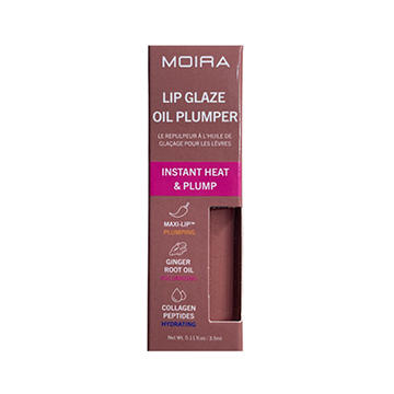 Moira Lip Glaze Oil Plumper Instant Heat & Plump - Amused