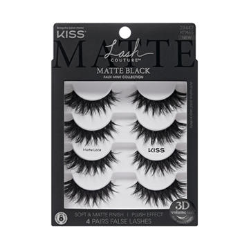 KISS Lash Couture 3D Black Lashes - Matte
