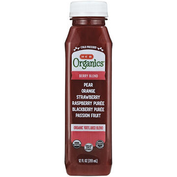 H-E-B Organics Cold-Pressed Juice - Berry Blend